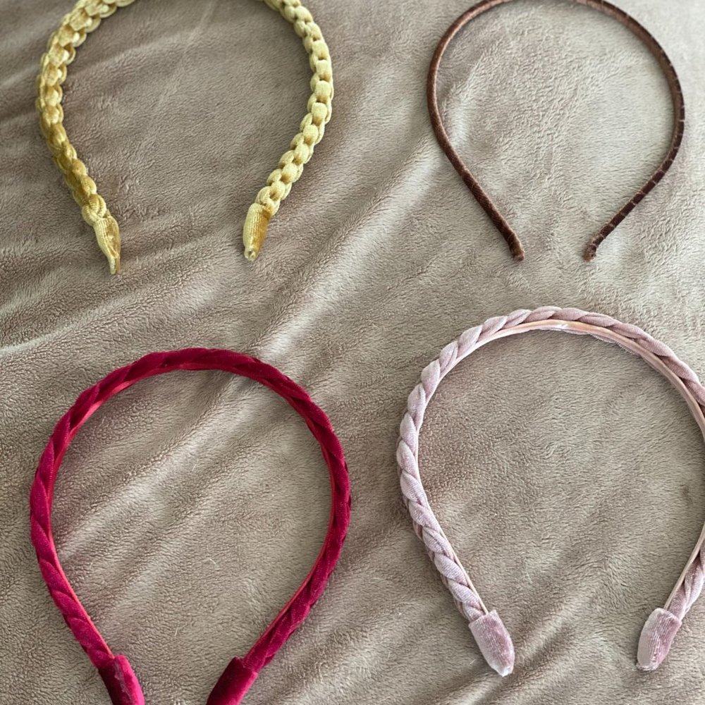 8 New Velvet Anthropologie Headbands
